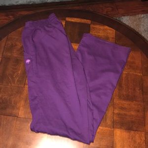 Purple comfortable scrub pants